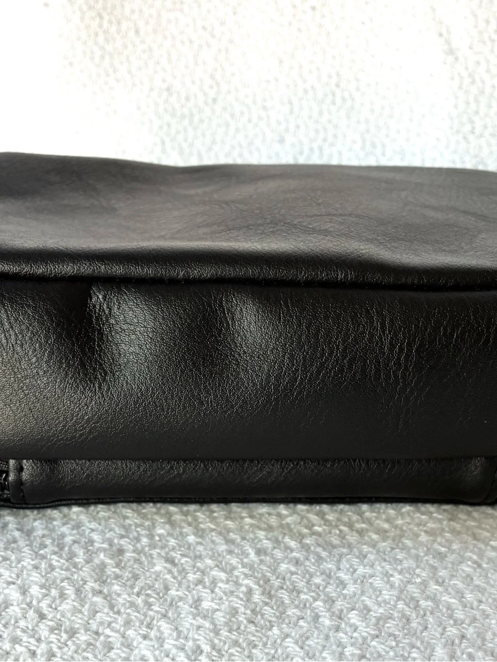 Diptyque x Qatar Airways Black Vegan Leather Business Class Amenity Travel Pouch